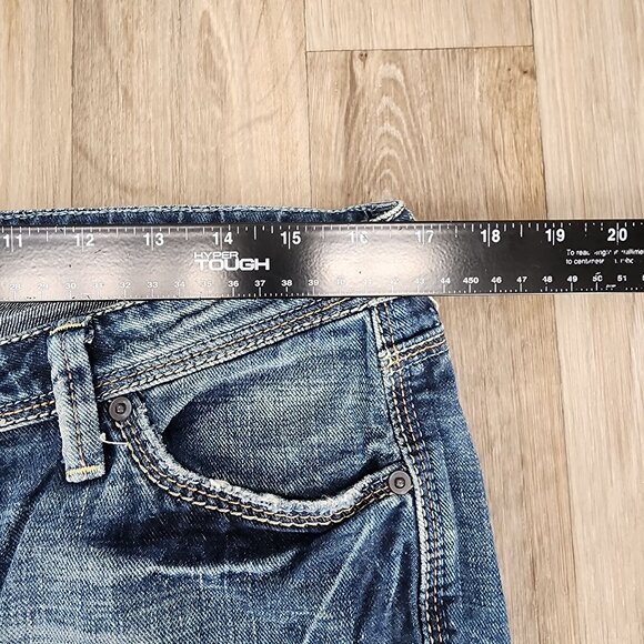 Mavi Women's Boot Cut Jeans - Blue with Floral Embroidery - Picture 5 of 8